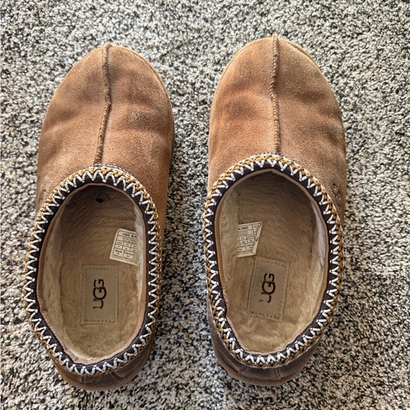 UGG Men's Tan Slip-On Loafers - Picture 1 of 2